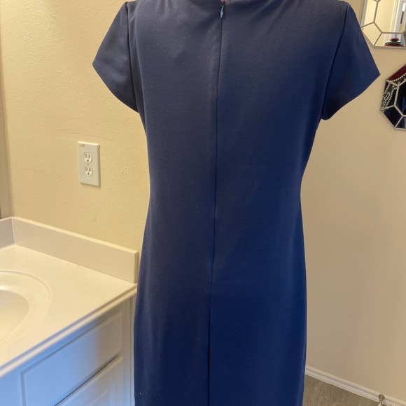 Blue Dress with Silver Decor - Picture 3 of 7